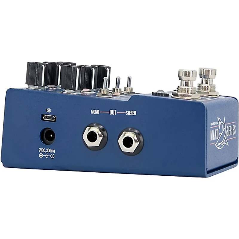 Walrus Audio Mako M1 High-Fidelity Modulation Machine Effects Pedal Blue