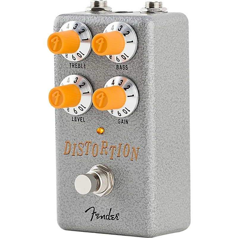 Fender Hammertone Distortion Effects Pedal Gray and Orange