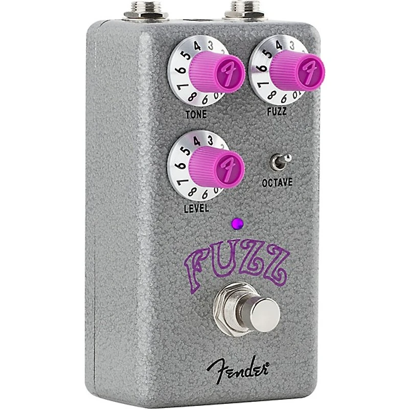 Fender Hammertone Fuzz Effects Pedal Gray and Purple