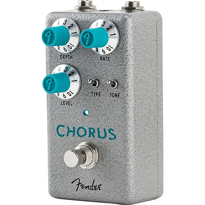 Fender Hammertone Chorus Effects Pedal Gray and Aqua