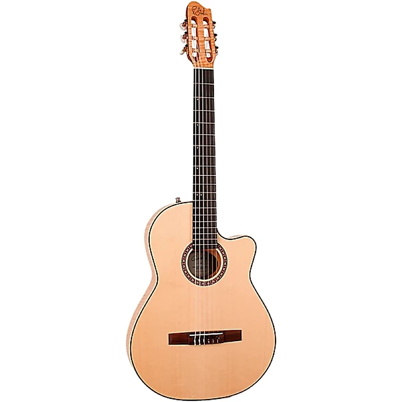Godin Arena Concert CW EQ Classical Guitar Natural Flame Maple