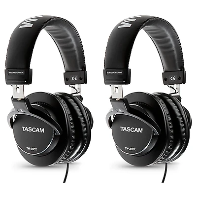 TASCAM Pack of Two TH-300X Studio Headphones