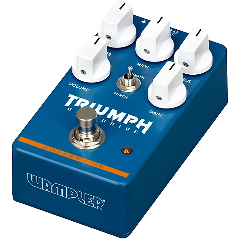 Wampler Collective Triumph Overdrive Effects Pedal Blue