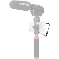 Saramonic SR-UC201 1/8" (3.5 mm) Female TRS Microphone Adapter Cable to 1/8" (3.5 mm) Male TRRS for iPhone, iPad, Android Smartphones & Tablets