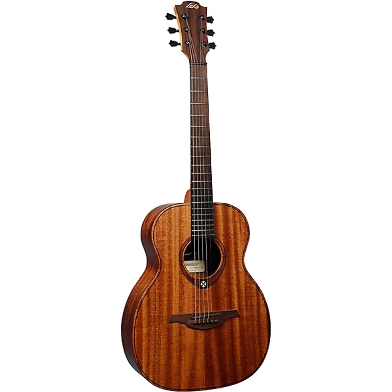 Lag Guitars Tramontane Travel Series Acoustic Guitar Khaya Mahogany Natural