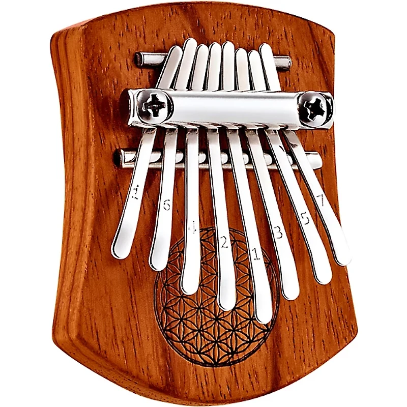 MEINL Sonic Energy 8 Note Kalimba with Flower of Life Carving