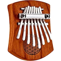 MEINL Sonic Energy 8 Note Kalimba with Flower of Life Carving
