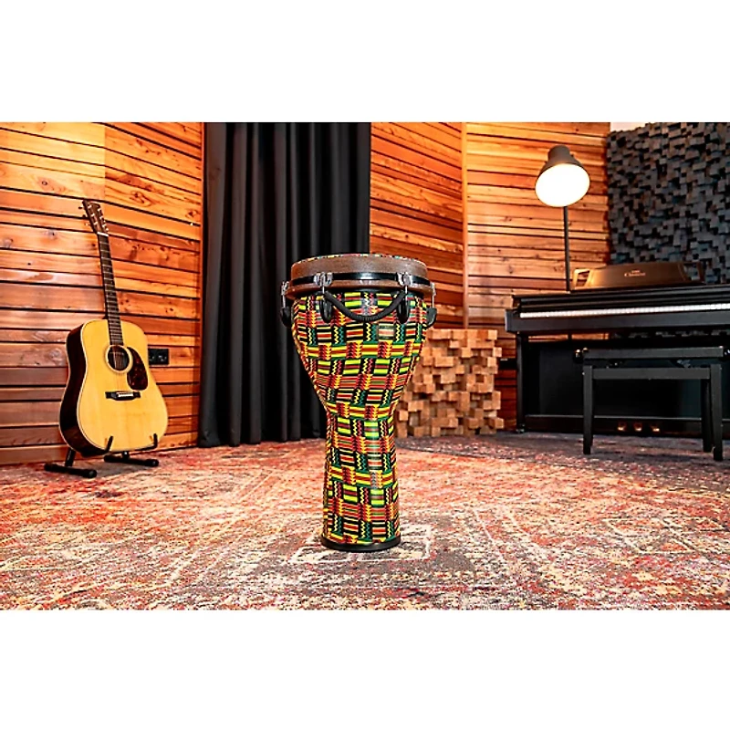 MEINL Jumbo Djembe with Matching Synthetic Designer Head 12 in. Simbra