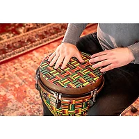 MEINL Jumbo Djembe with Matching Synthetic Designer Head 12 in. Simbra