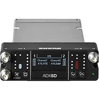 Shure Axient Digital ADX5D Dual-Channel Portable Wireless Receiver Band A