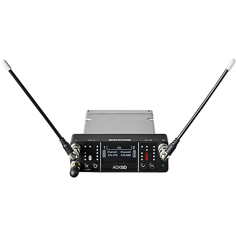 Shure Axient Digital ADX5D Dual-Channel Portable Wireless Receiver Band A
