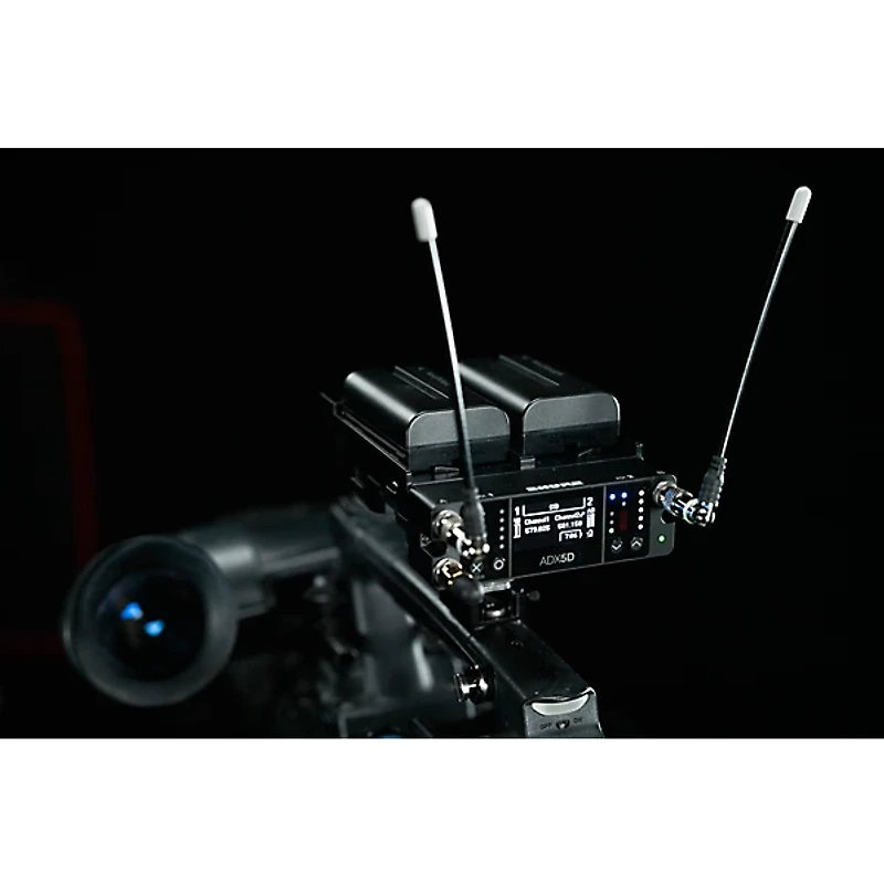 Shure Axient Digital ADX5D Dual-Channel Portable Wireless Receiver Band A