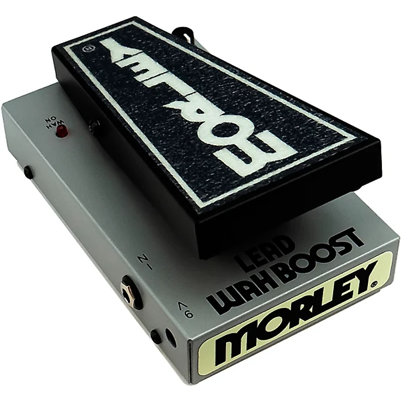 Morley 20/20 Lead Wah Boost Effects Pedal Black and Grey