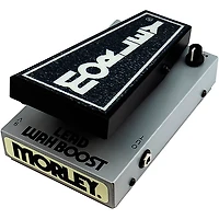 Morley 20/20 Lead Wah Boost Effects Pedal Black and Grey
