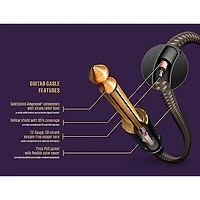 Livewire Signature Guitar Cable Straight to Angle Black Regular 20 Ft.