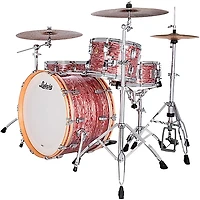 Ludwig Classic Maple 3-Piece Pro Beat Shell Pack With 24" Bass Drum Pink Oyster