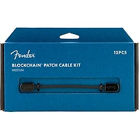 Fender Blockchain Patch Cable Kit Medium Black