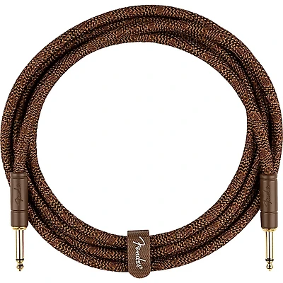 Fender Paramount Acoustic Straight to Straight Instrument Cable 10 ft. Brown