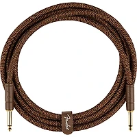 Fender Paramount Acoustic Straight to Straight Instrument Cable 10 ft. Brown