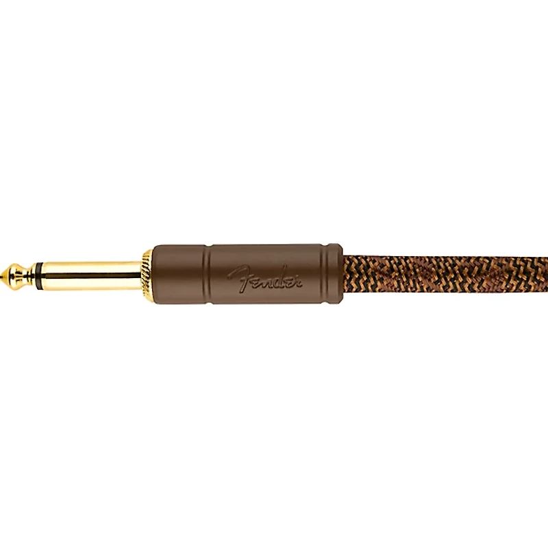 Fender Paramount Acoustic Straight to Straight Instrument Cable 10 ft. Brown