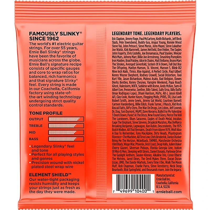 Ernie Ball STHB Nickel Wound 7-String Electric Guitar Strings 10-62