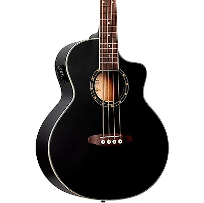 Ortega D7CE 4-String Acoustic Electric Cutaway Bass Guitar