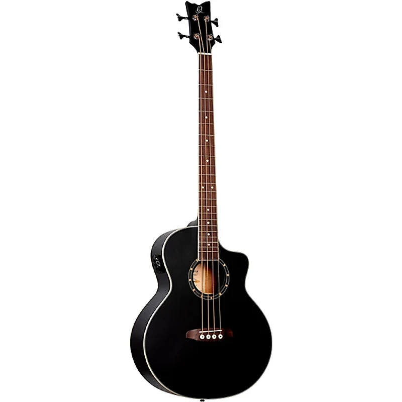 Ortega D7CE 4-String Acoustic Electric Cutaway Bass Guitar