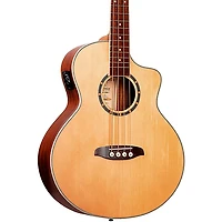 Ortega D7CE 4-String Acoustic Electric Cutaway Bass Guitar