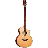 Ortega D7CE 4-String Acoustic Electric Cutaway Bass Guitar