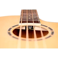 Ortega D7CE 4-String Acoustic Electric Cutaway Bass Guitar