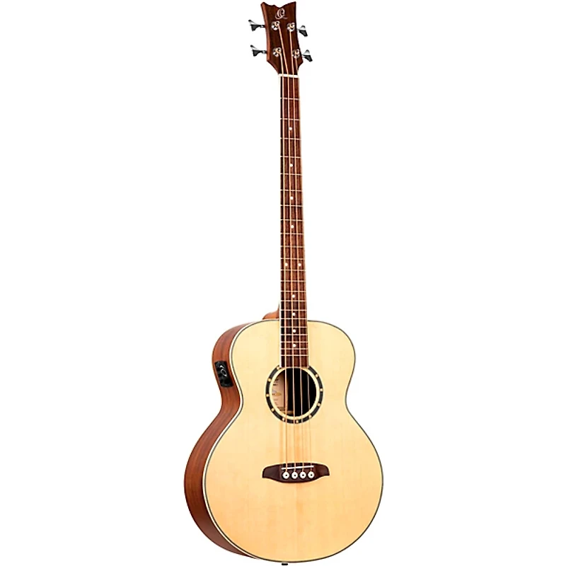 Ortega D7E 4-String Acoustic/Electric Bass Guitar