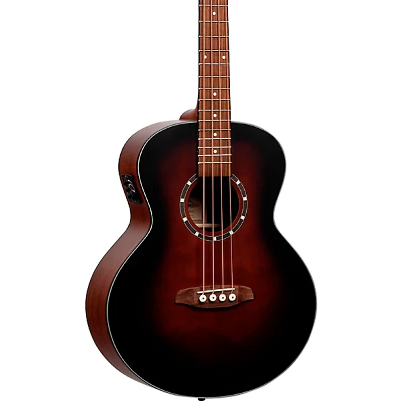 Ortega D7E 4-String Acoustic/Electric Bass Guitar