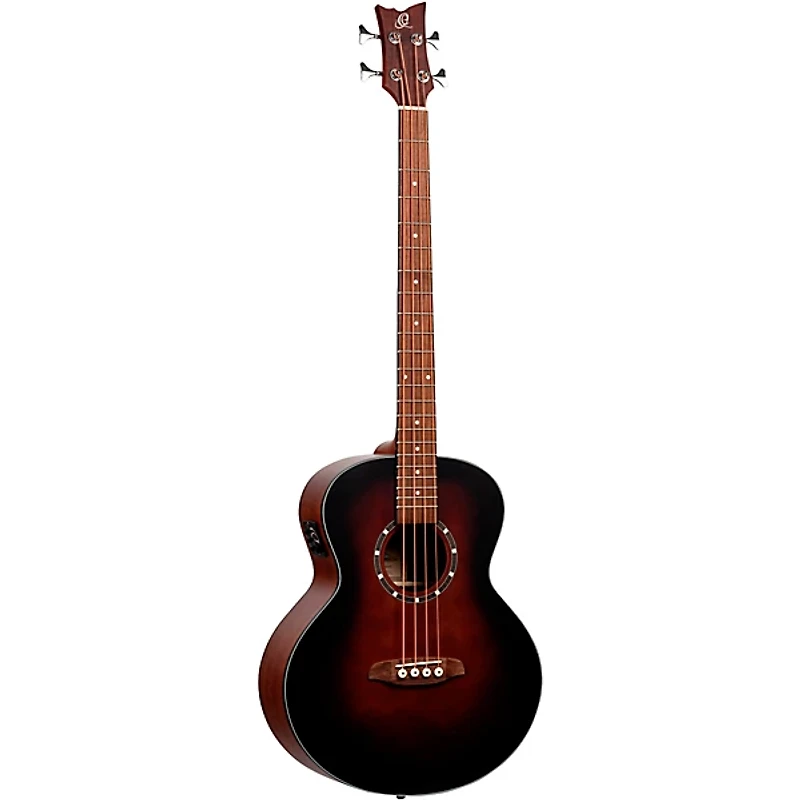 Ortega D7E 4-String Acoustic/Electric Bass Guitar