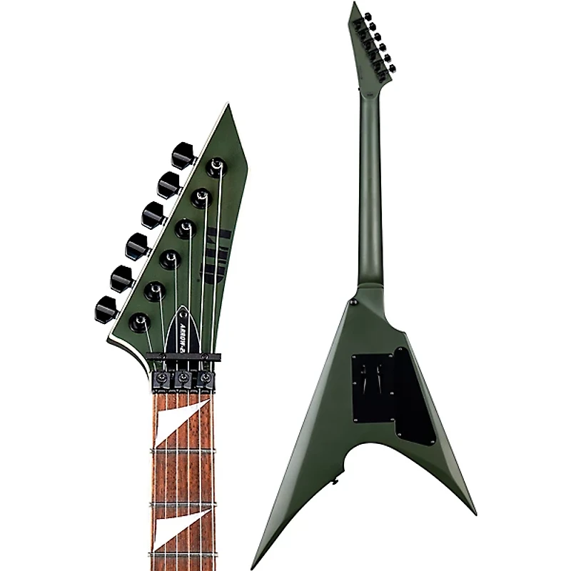 ESP LTD Arrow-200 Left-Handed Electric Guitar Military Green Satin