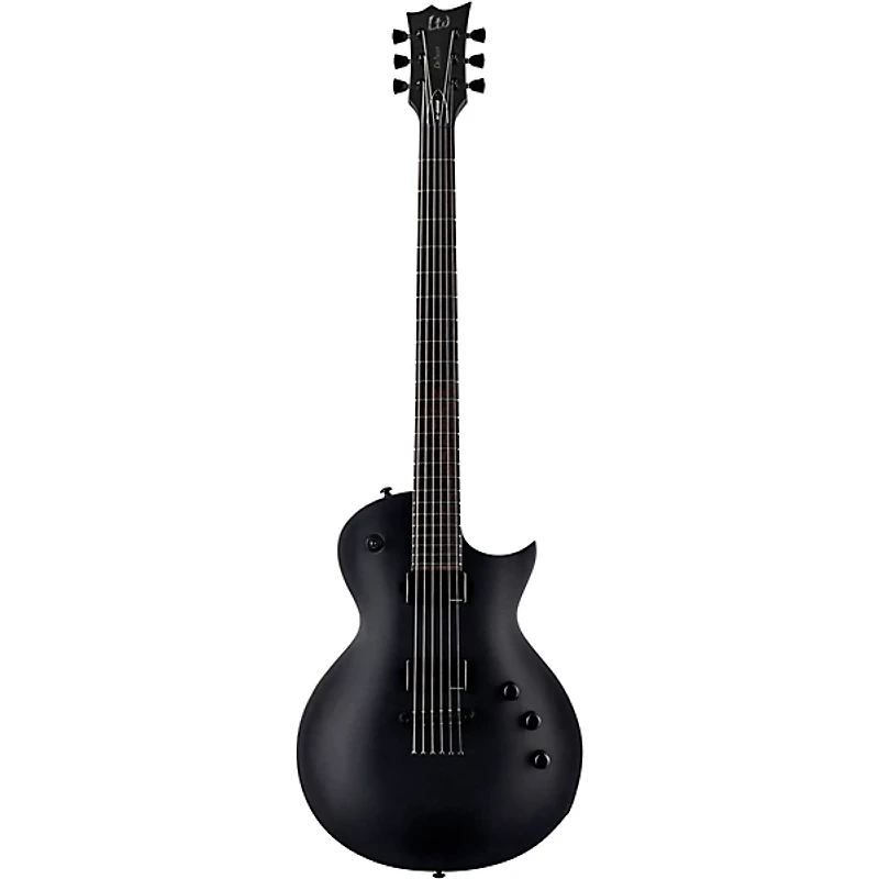 ESP LTD EC-1000 Baritone Electric Guitar Charcoal Metallic Satin