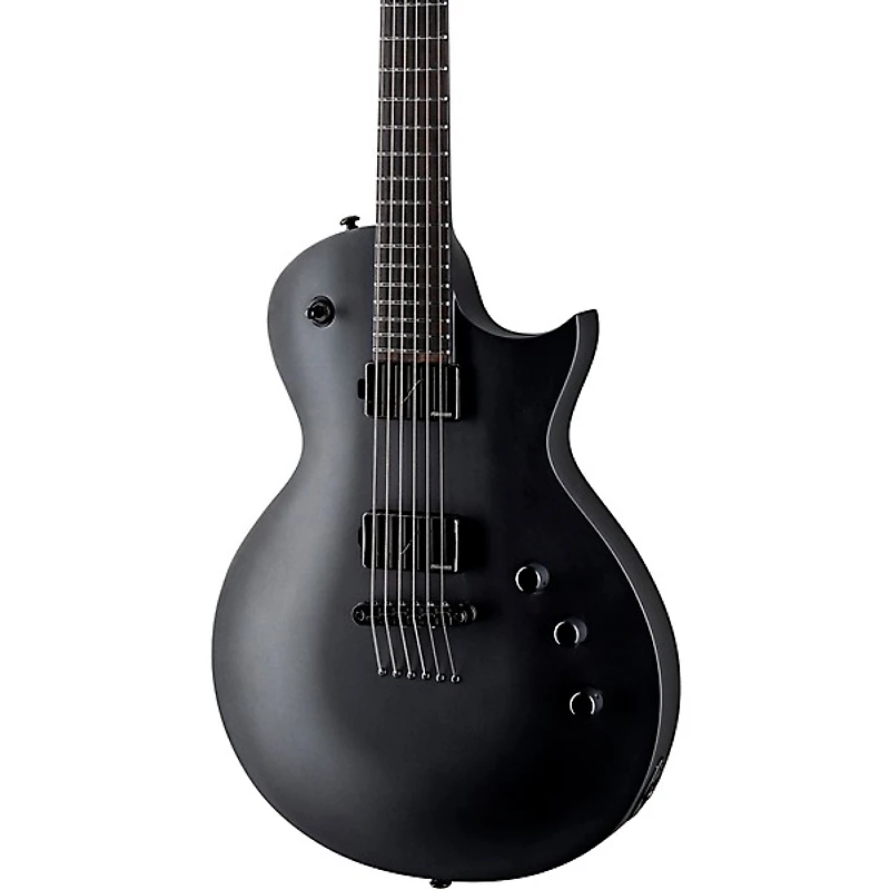 ESP LTD EC-1000 Baritone Electric Guitar Charcoal Metallic Satin