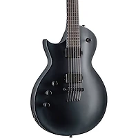 ESP LTD EC-1000 Baritone Left-Handed Electric Guitar Charcoal Metallic Satin