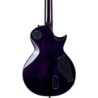 ESP LTD EC-1000 Quilted Maple Left-Handed Electric Guitar See Thru Purple