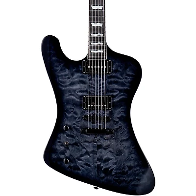 ESP LTD Phoenix-1000 Quilted Maple Left-Handed Electric Guitar See Thru Black Sunburst