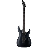 ESP LTD MH-1000 Baritone Electric Guitar Black Satin