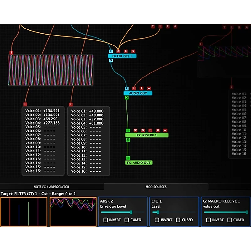 Tracktion Wavesequencer Hyperion Modular Synth Plug-In