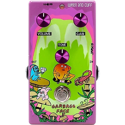 Wren And Cuff Garbage Face Jr J Mascis Signature Fuzz Effects Pedal Purple