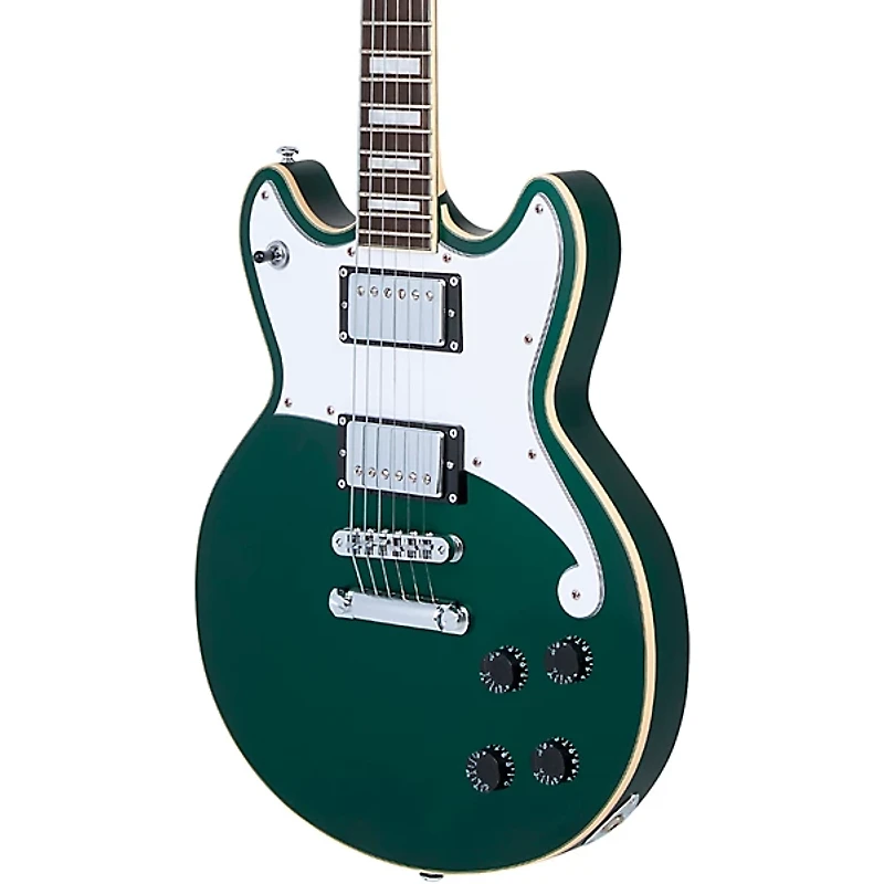 D'Angelico Premier Series Brighton Electric Guitar Sherwood Green