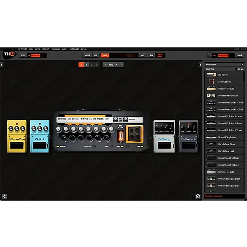 Overloud Choptones Gampe VL102 - Rig Library for TH-U