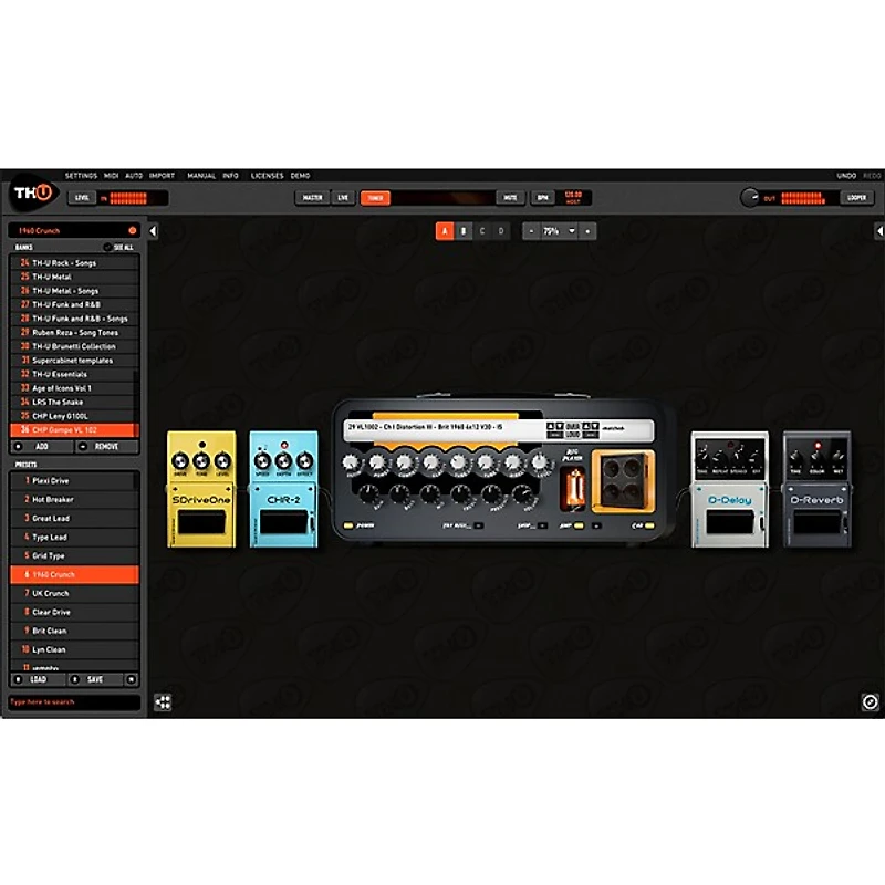 Overloud Choptones Gampe VL102 - Rig Library for TH-U