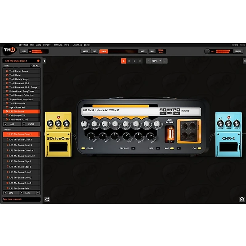 Overloud LRS The Snake - Rig Library for TH-U