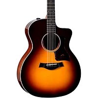 Taylor 214ce DLX Grand Auditorium Acoustic-Electric Guitar Tobacco Sunburst