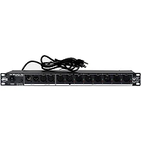 American DJ D4 Branch RM Single Rack Space, 4-way Distributor/Booster with 3-pin and 5-pin XLR Input and Output Jacks