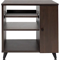 Gator GFW-ELITESIDECAR Elite Furniture Series Rolling Rack Sidecar Cabinet with Configurable Rack Space & Shelving