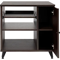 Gator GFW-ELITESIDECAR Elite Furniture Series Rolling Rack Sidecar Cabinet with Configurable Rack Space & Shelving